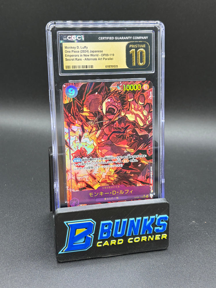 Monkey D Luffy Secret Rare CGC Pristine 10