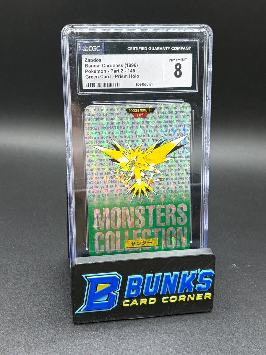 Zapdos Green Card Holo CGC 8