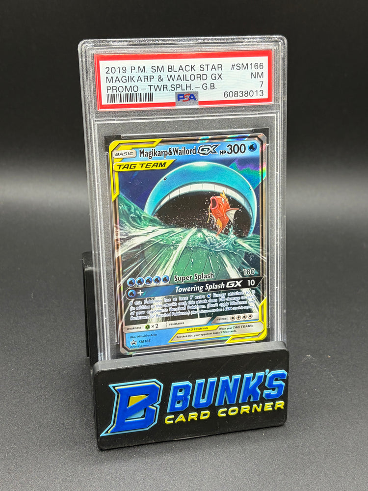 Magikarp & Wailord GX Promo PSA 7
