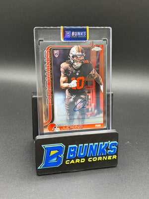 2025 Quinshon Judkins Rookie Auto Variation Topps RC
