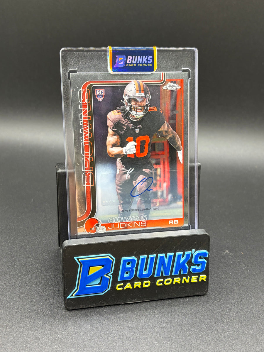 2025 Quinshon Judkins Rookie Auto Variation Topps RC