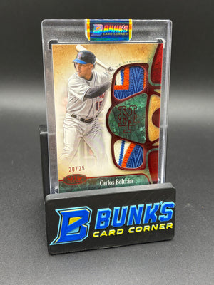 2026 Carlos Beltran Tier One Dual Patch Game Used 20/25
