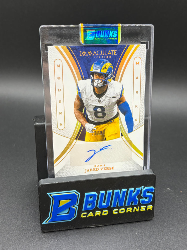 2025 Jared Verse Immaculate Collect Modern Marks Auto 23/99
