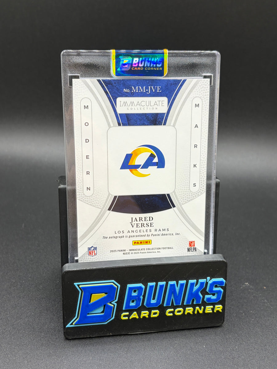 2025 Jared Verse Immaculate Collect Modern Marks Auto 23/99