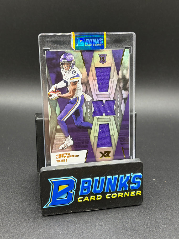 2020 Justin Jefferson Panini Triple Threads RC 9/75