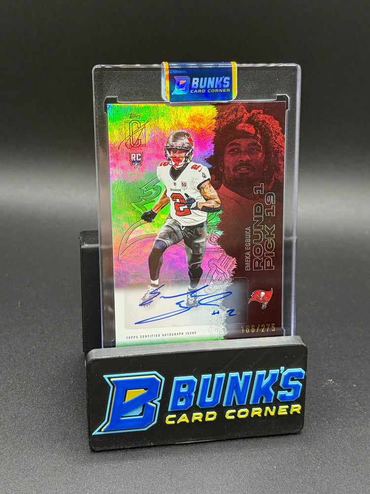 2025 Emeka Egbuka Topps Auto 186/275 RC