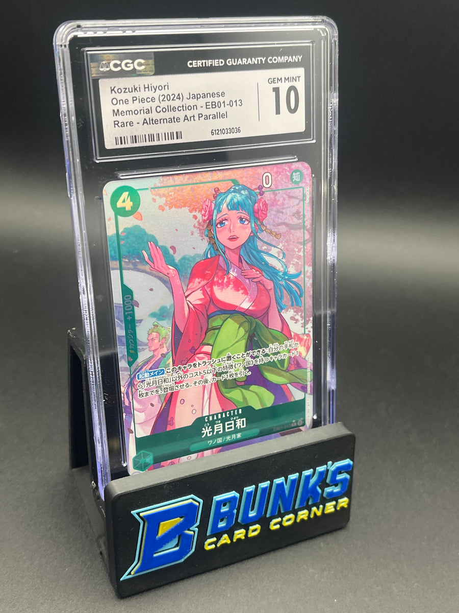 Kozuki Hiyori Alternate Art Parallel EB01 CGC 10