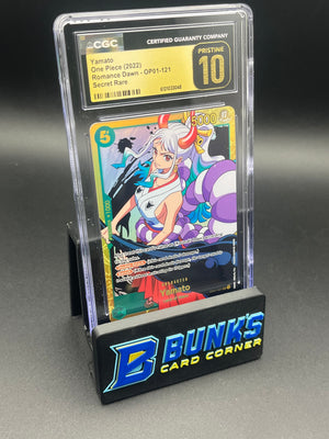 Yamato Secret Rare OP01 CGC Pristine 10