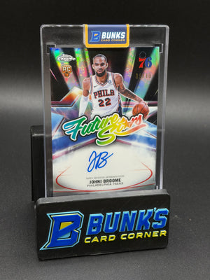 2026 Johni Broome Future Stars Topps Auto RC 9/10