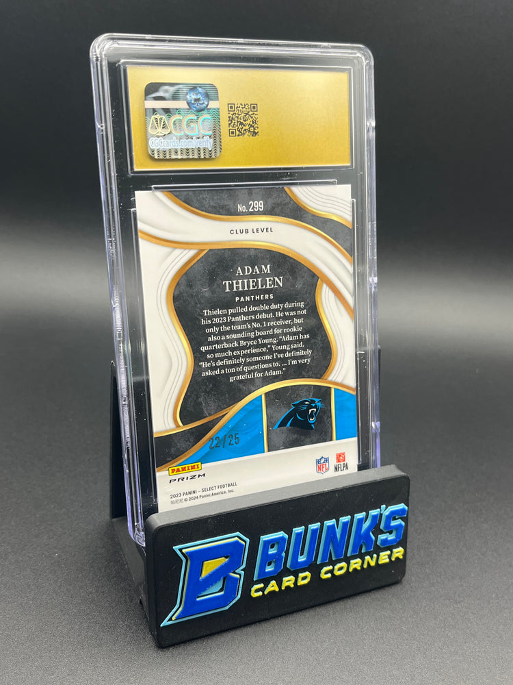 2023 Adam Thielen Blue Disco Select CGC Pristine 10 22/25