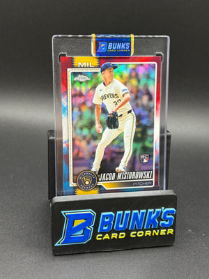 2026 Jacob Misiorowski Topps Red White and Blue Refractor RC