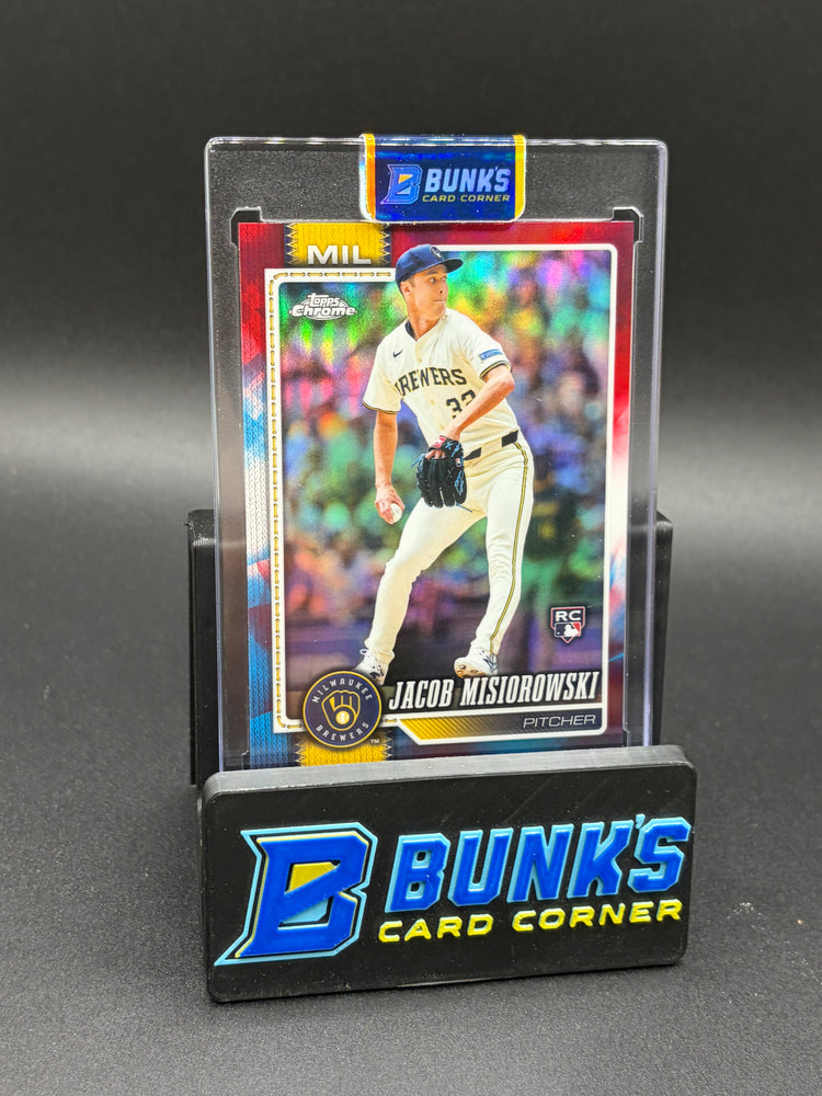 2026 Jacob Misiorowski Topps Red White and Blue Refractor RC
