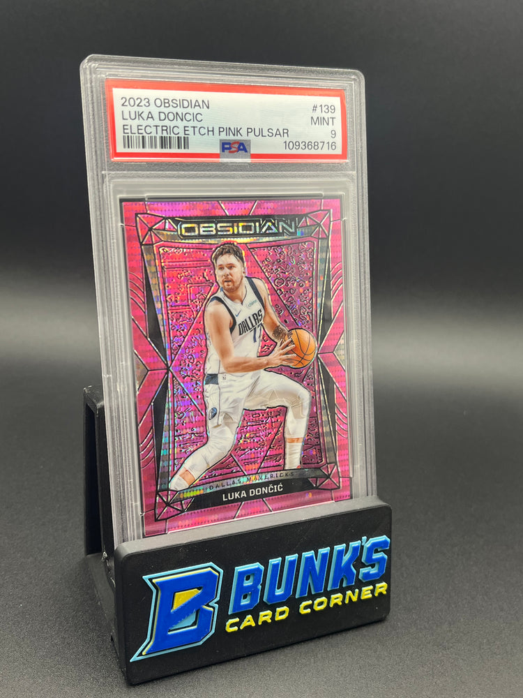 2023 Luka Doncic Electric Etch Pink Pulsar PSA 9
