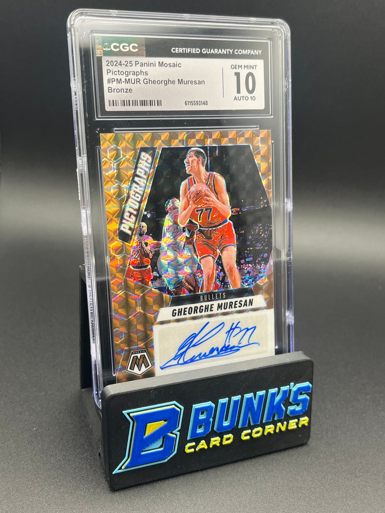 2024-25 Gheorghe Muresan Bronze Pictographs CGC 10 Auto 10 46/49