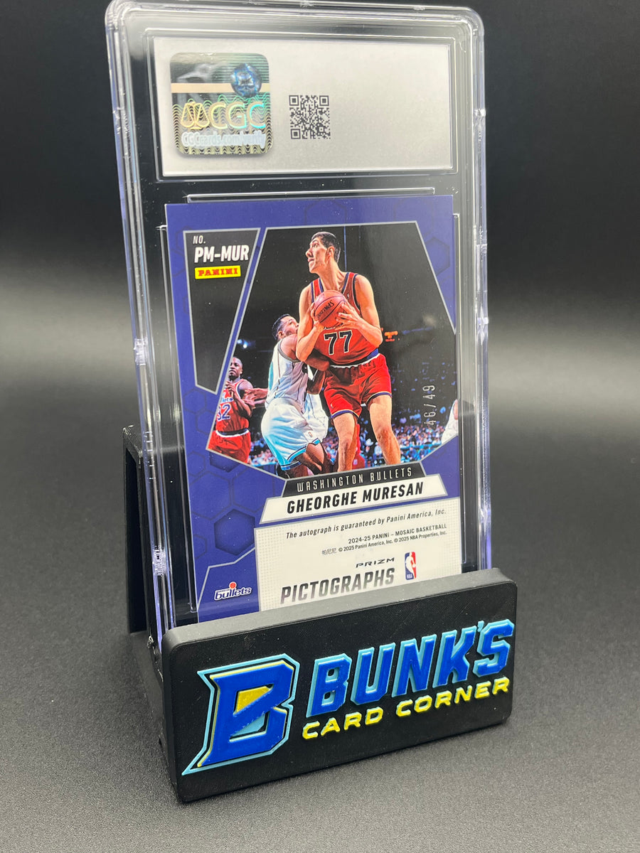 2024-25 Gheorghe Muresan Bronze Pictographs CGC 10 Auto 10 46/49