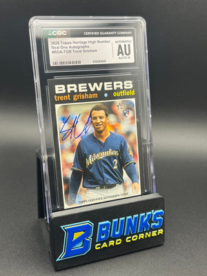 2020 Trent Grisham Real One Autographs CGC AU Auto 10 RC