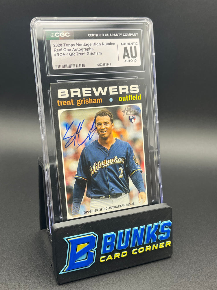 2020 Trent Grisham Real One Autographs CGC AU Auto 10 RC