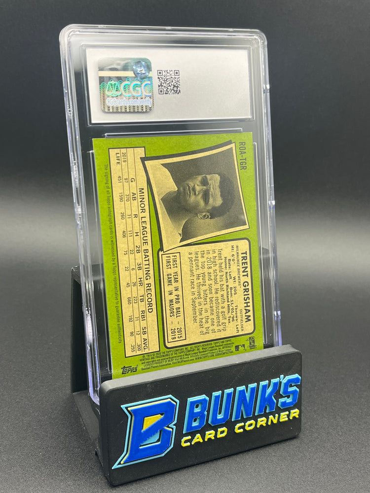 2020 Trent Grisham Real One Autographs CGC AU Auto 10 RC