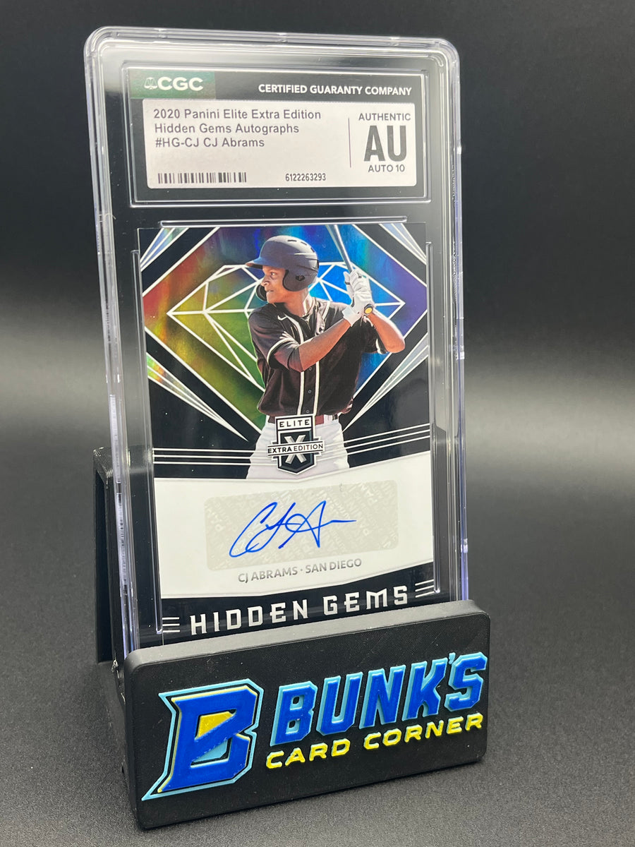 2020 CJ Adams Hidden Gems Autographs CGC AU Auto 10