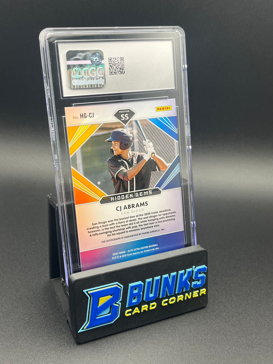 2020 CJ Adams Hidden Gems Autographs CGC AU Auto 10
