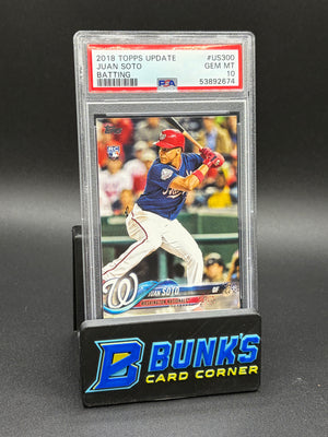 2018 Juan Soto Batting PSA 10