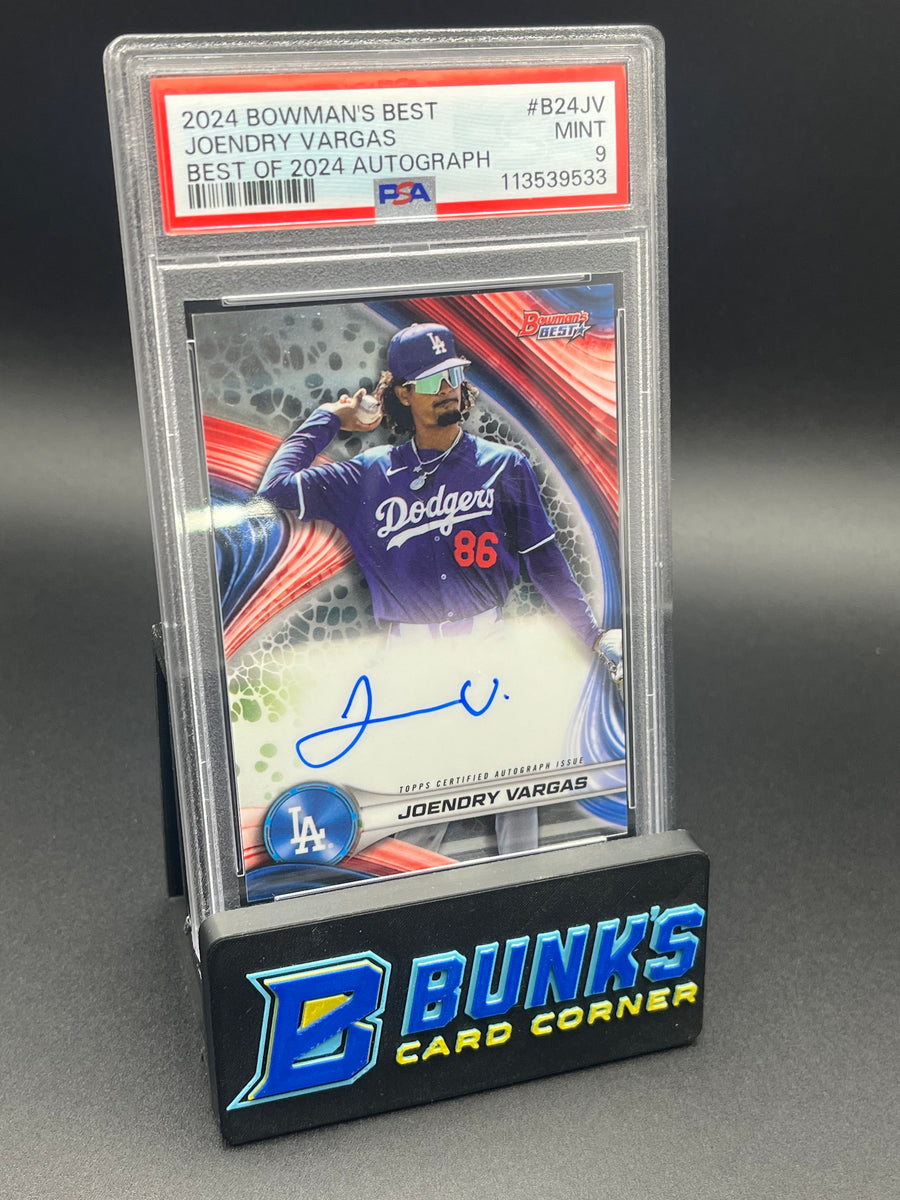 2024 Joendry Vargas Best Of 2024 Autographs PSA 9