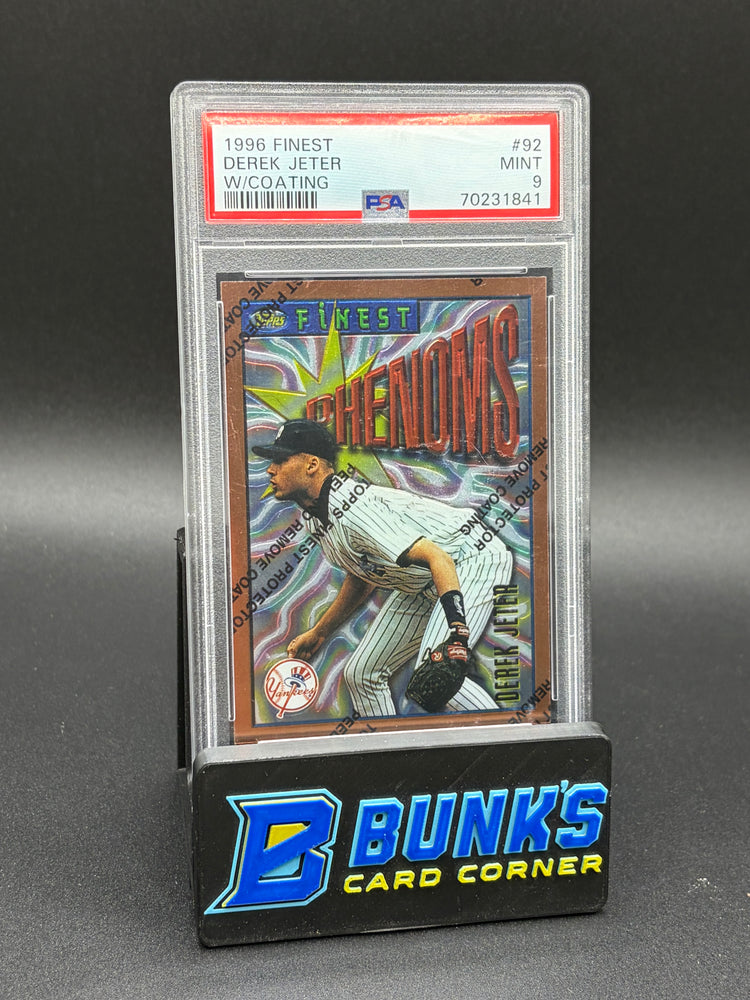 1996 Derek Jeter W/Coating PSA 9
