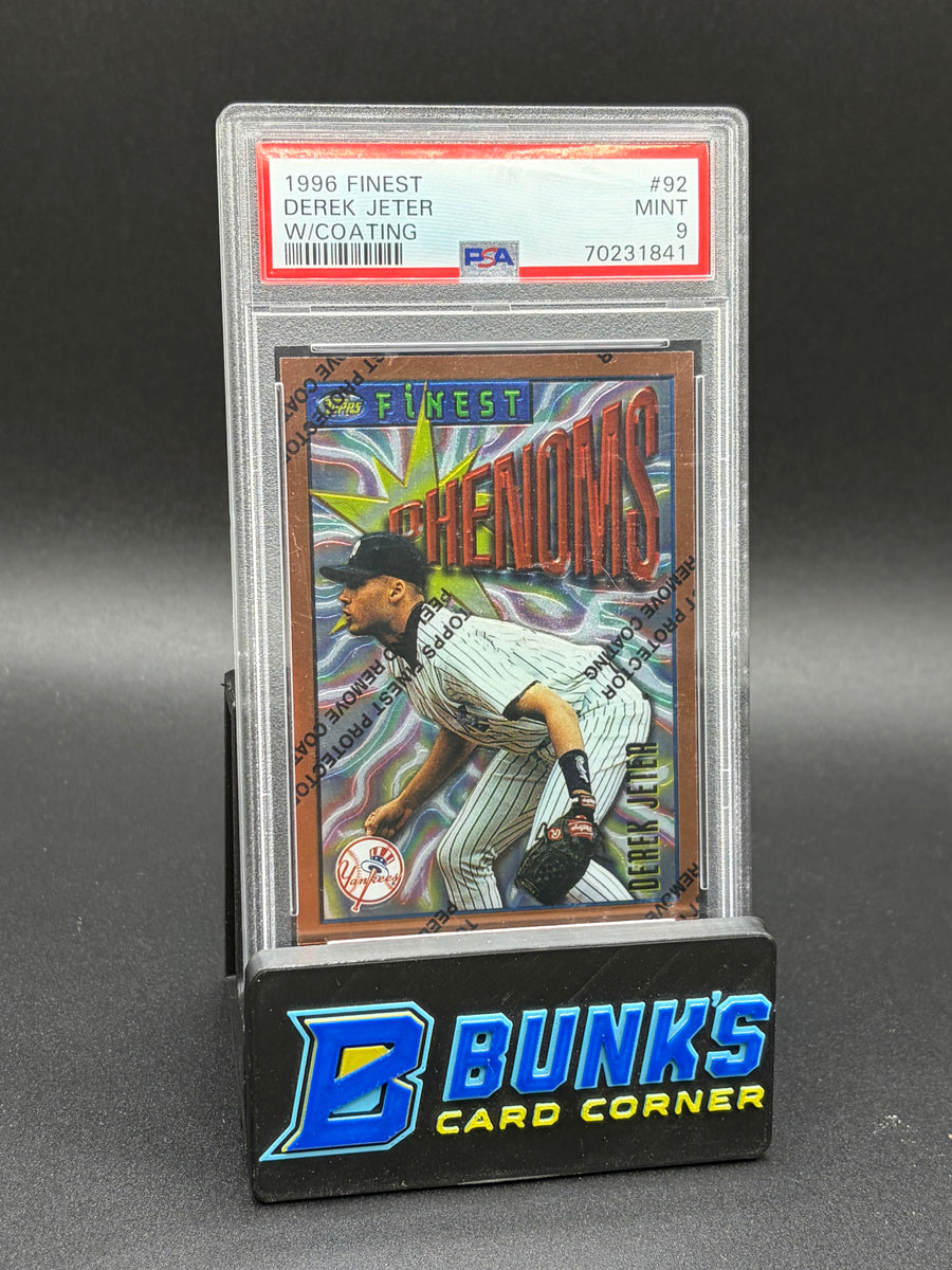 1996 Derek Jeter W/Coating PSA 9