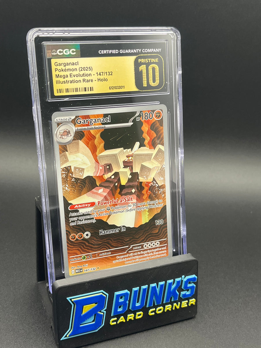 Garganacl Illustration Rare Mega Evolution CGC Pristine 10