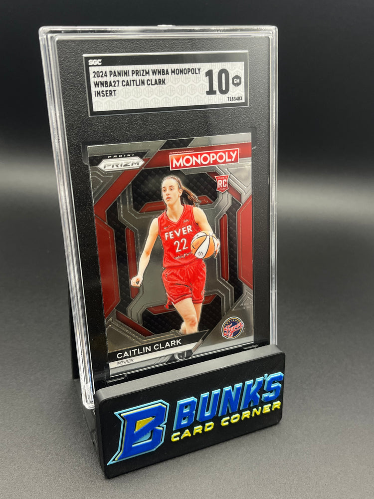 2024 Caitlin Clark Insert Prizm Monopoly SGC 10 RC