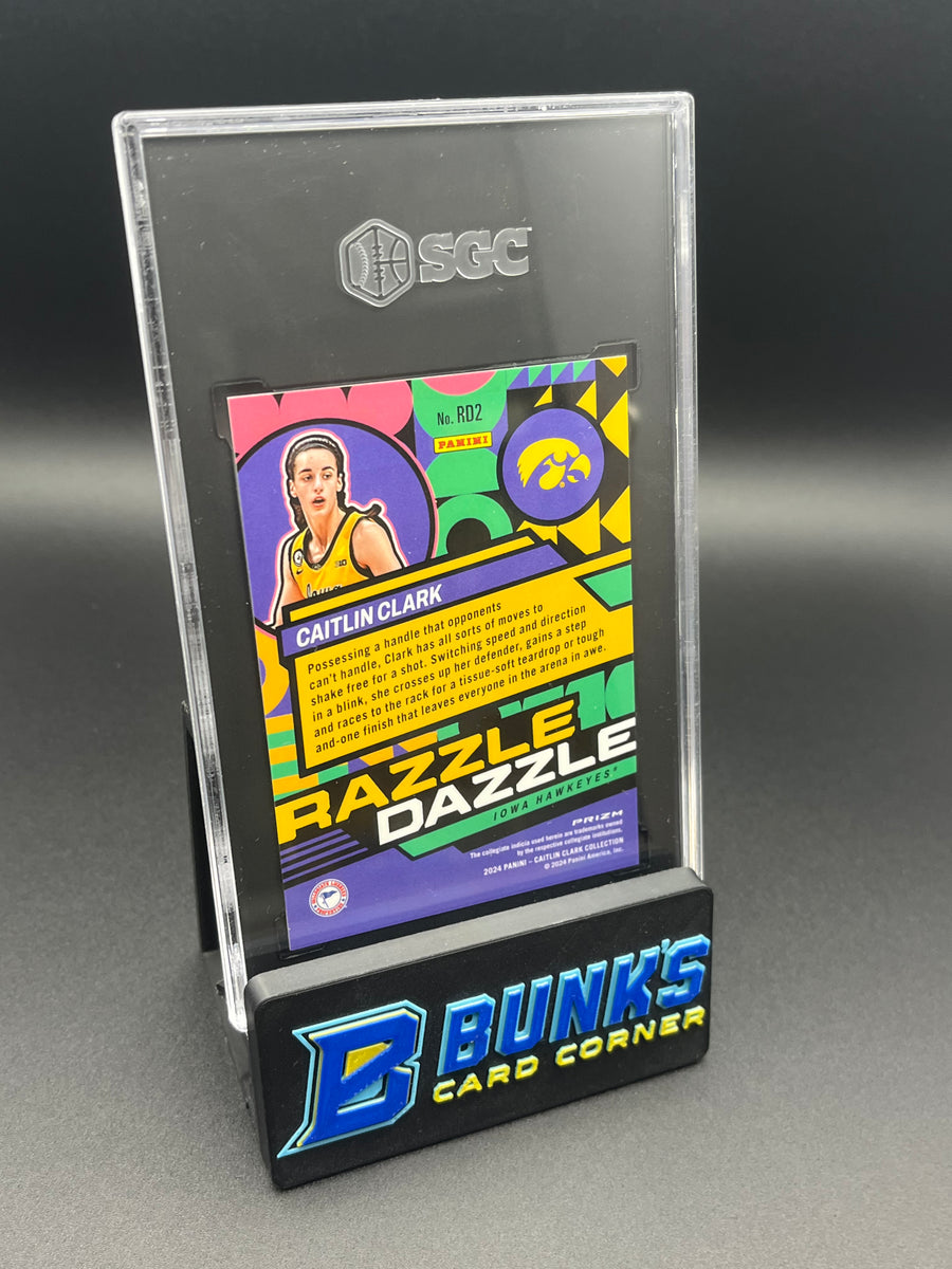 2024 Caitlin Clark Razzle Dazzle Panini Collection SGC 10