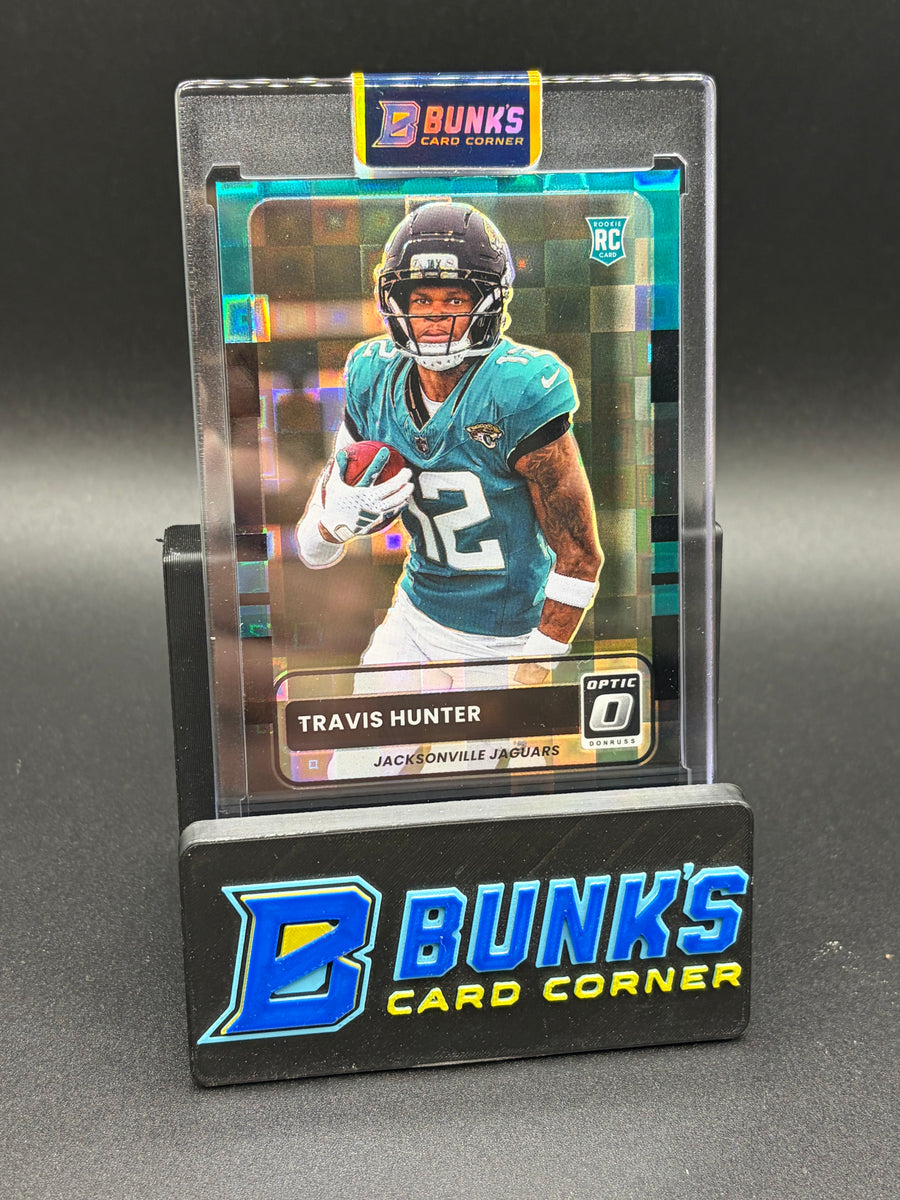 2025 Travis Hunter Panini Optic Donruss Black Pandora Prizm 99/149 RC