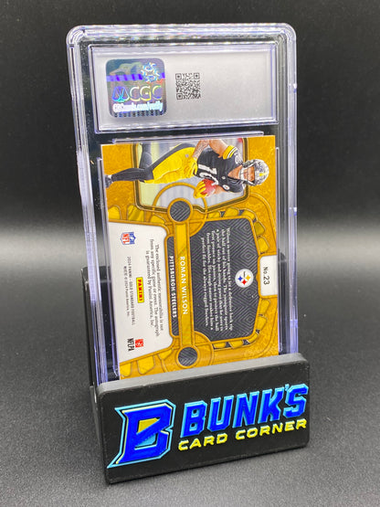 2024 Roman Wilson Rose Gold Jersey Auto Double CGC Authentic 2/24