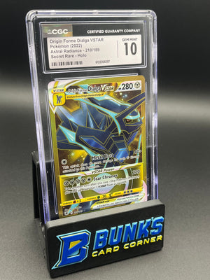 Origin Forme Dialga VSTAR Secret Rare Holo Astral Radiance CGC 10