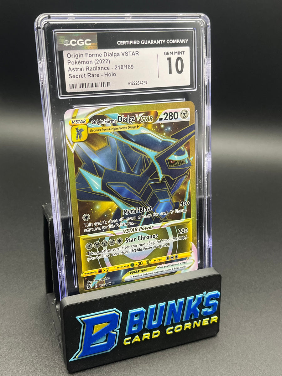 Origin Forme Dialga VSTAR Secret Rare Holo Astral Radiance CGC 10
