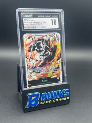 Sabo Leader Alternate Art Parallel ST13 CGC 10