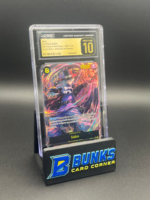 Sabo Secret Rare Alternate Art Parallel OP07 CGC Pristine 10