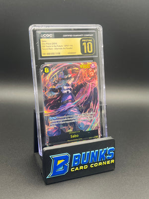 Sabo Secret Rare Alternate Art Parallel OP07 CGC Pristine 10