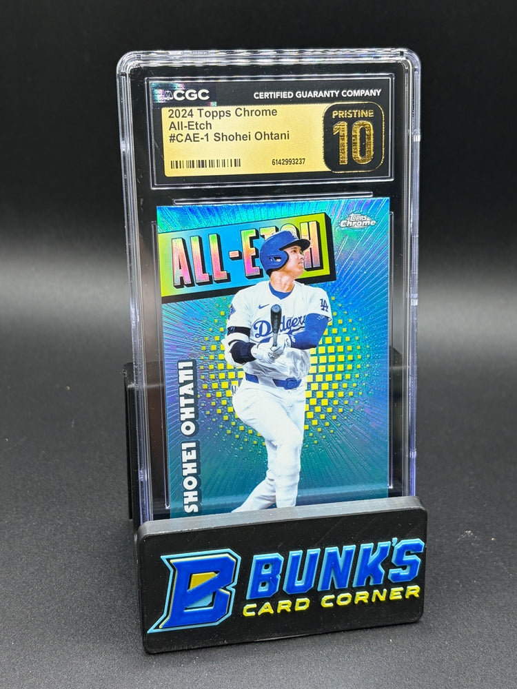 2024 Shohei Ohtani Topps Chrome All-Etch CGC Pristine 10