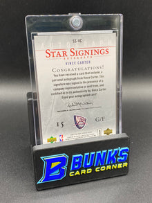 2007 Vince Carter Star Signings Auto