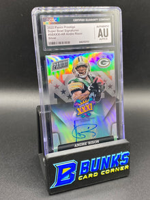 2022 Andre Rison Super Bowl Signatures Silver CGC Authentic