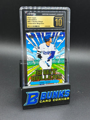 2026 Shohei Ohtani Topps 8-Bit Ballers CGC Pristine 10