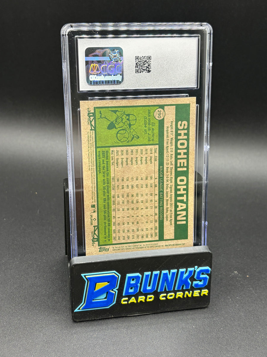 2026 Shohei Ohtani Topps Heritage Chrome Silver Sparkle Refractor CGC 10