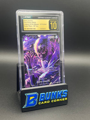 Zoro Juurou Super Rare SP Ver. ST18 CGC Pristine 10