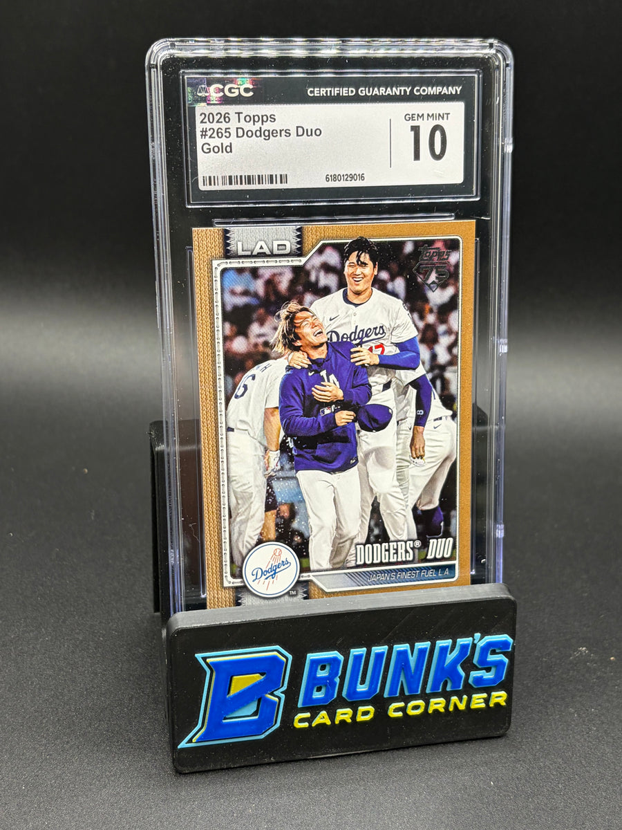 2026 Dodgers Duo Topps Gold CGC 10