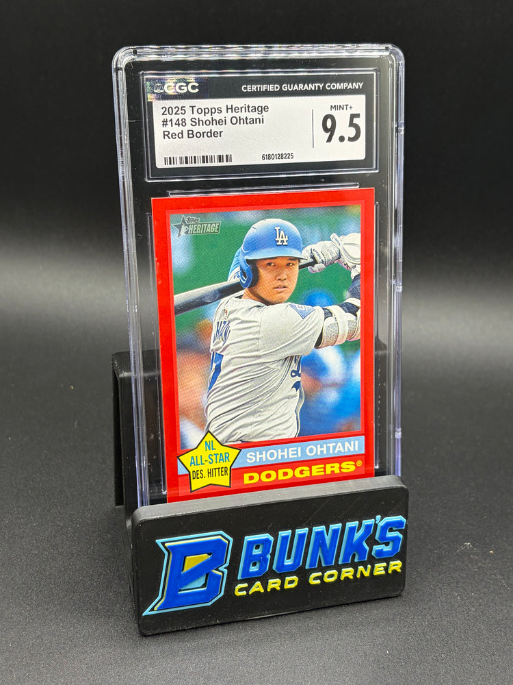 2025 Shohei Ohtani Topps Heritage Red Border CGC 9.5