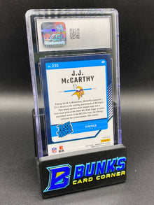 2024 JJ McCarthy Purple Shock CGC 10 RC