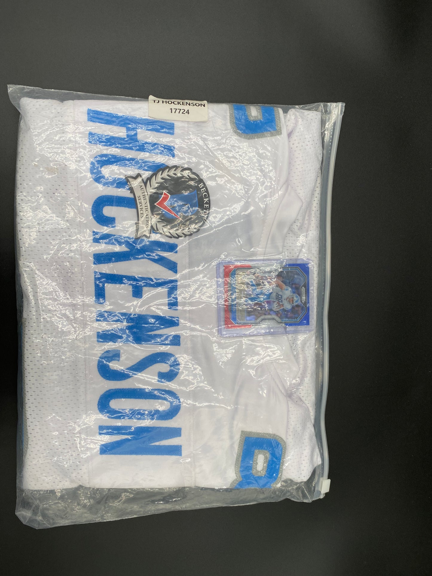 TJ Hockenson Signed Jersey Lions (Card Included)