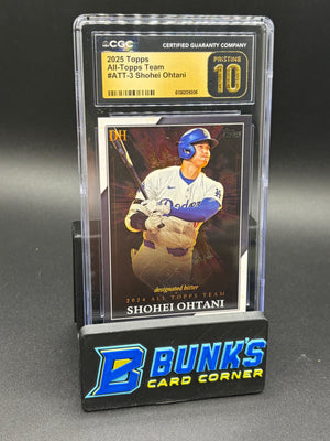 2025 Shohei Ohtani Topps All-Topps Team CGC Pristine 10
