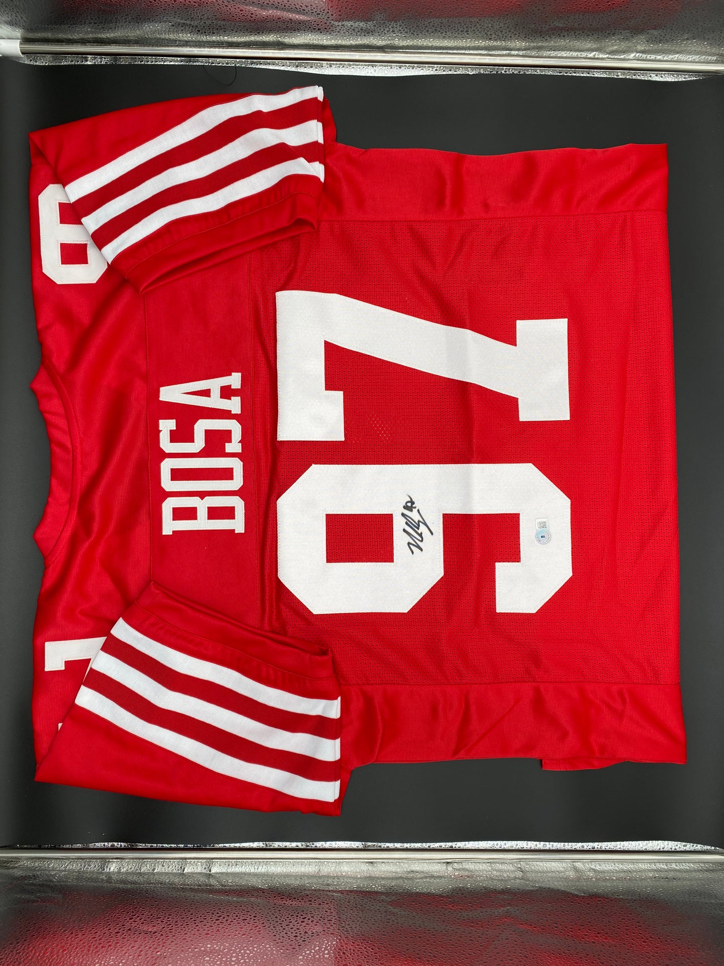 Nick Bosa Auto 49rs Signed Jersey